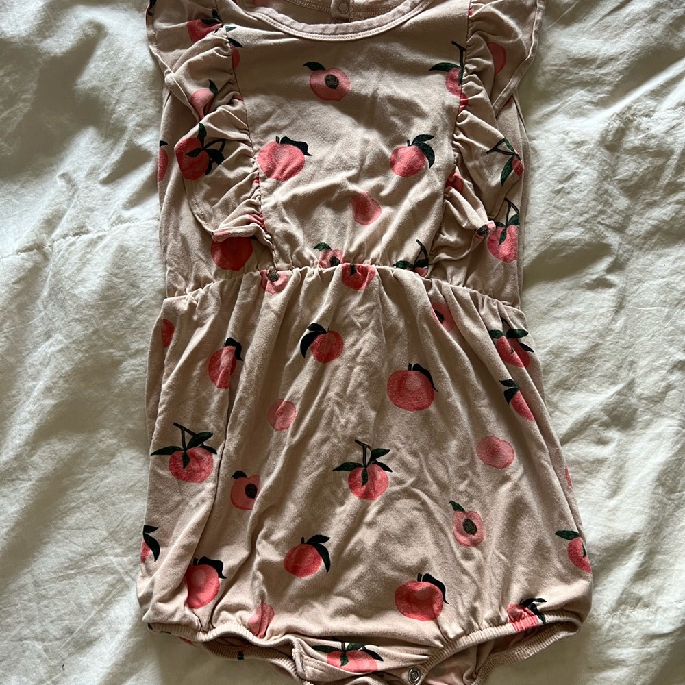 Kyte Baby Peach Bubble Romper